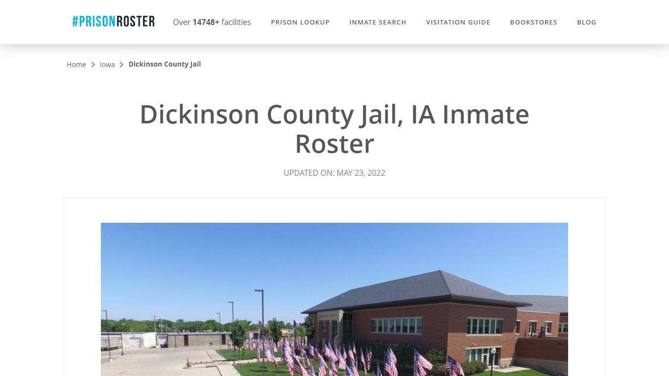 Dickinson County Jail, IA Inmate Roster